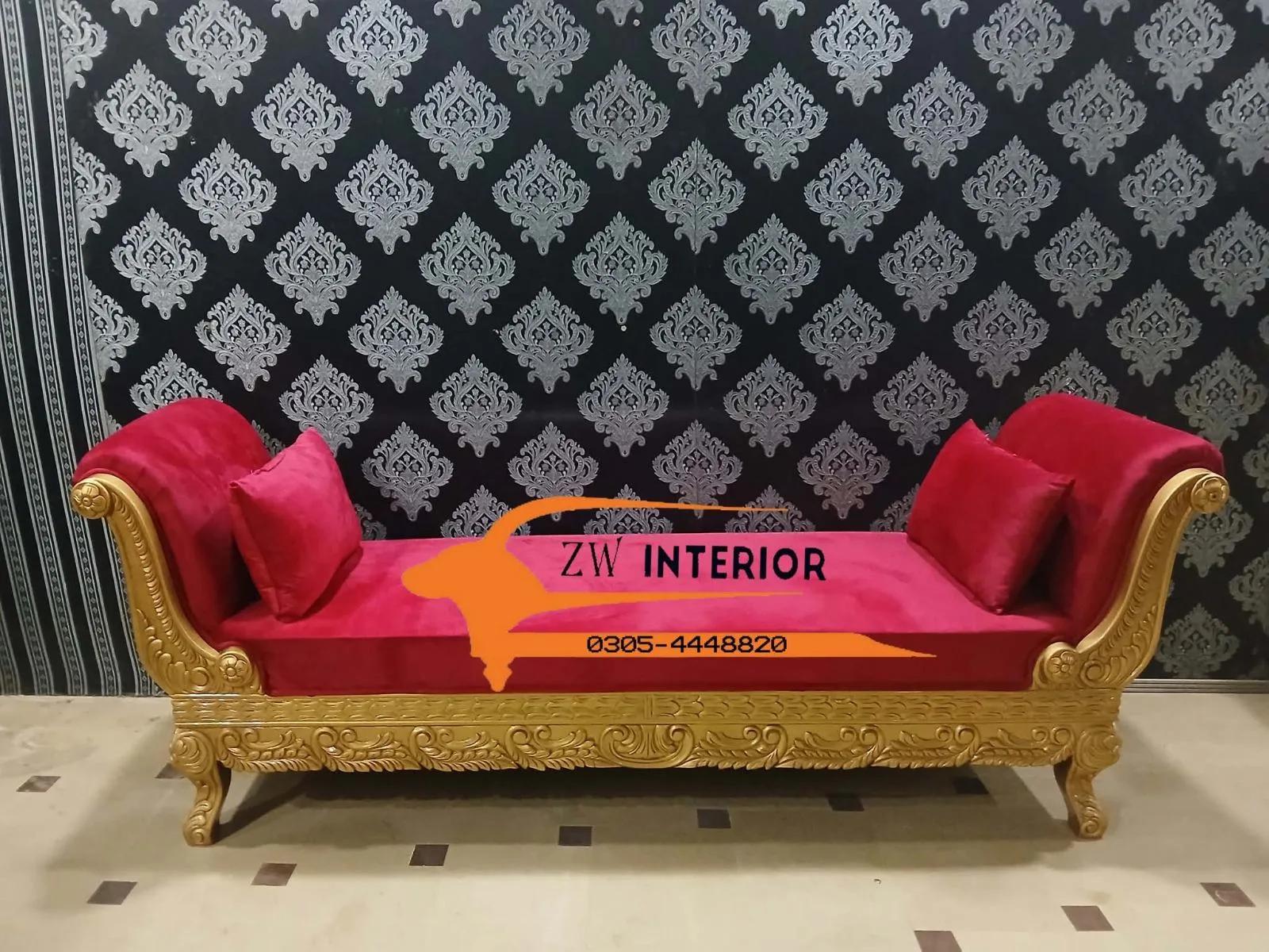 3 seatr wood diwan — Lahore