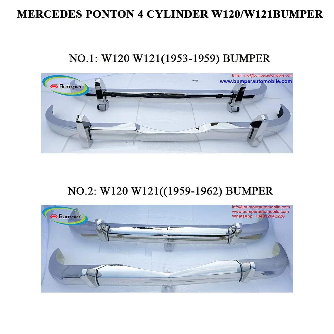 Mercedes Ponton 4-cylinder W120 W121 Bumpers — Balakot